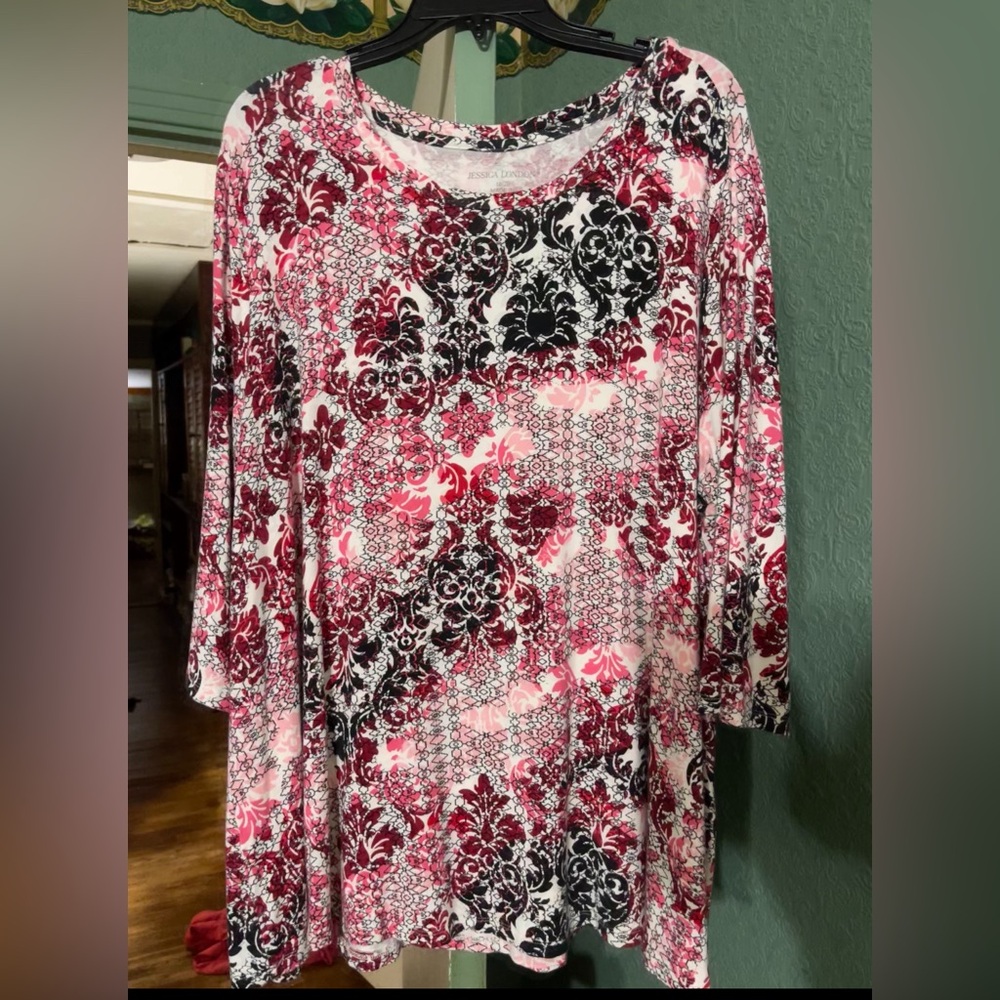 JESSICA LONDON TOP 3/4 SLEEVE — SIZE 18/20